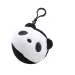 Monedero con cremallera y diseño de panda de peluche, miniauriculares con cable USB, ideal como regalo de cumpleaños para niños._voghion.com