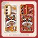 Lion Dance Capybara Compatible With Samsung Ultra Red Phone S24 Plus S23/S22 Soft Case Cover S21_voghion.com