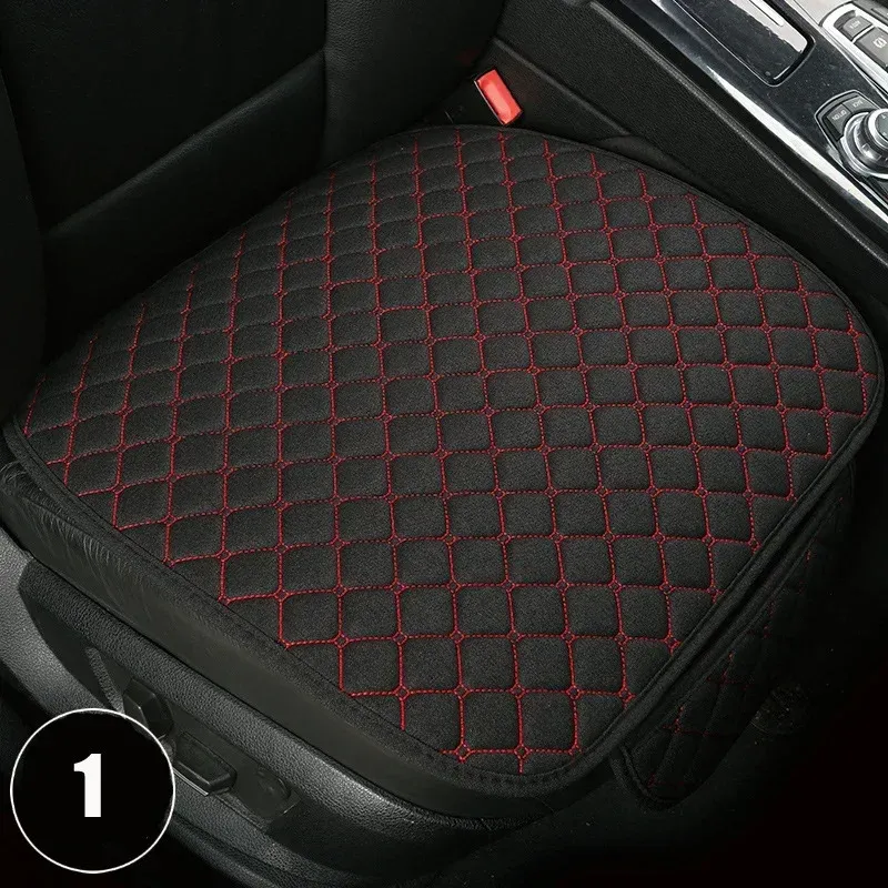 Sitzbezug Flachs Sommer Universal Leinen Vorne Hinten Zurück Kissen Pad Matte Protector Limousine SUV Pick-up Auto Innen_voghion.com