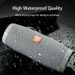 TG157 LED Flashing Light Speaker Portable With Rope Outdoor Loundspeaker 1200 mAh Fabric Waterproof Subwoofer FM Radio_voghion.com