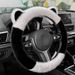 New Car Steering Wheel Plush High-end Universal Cat Ear Grip Cover_voghion.com