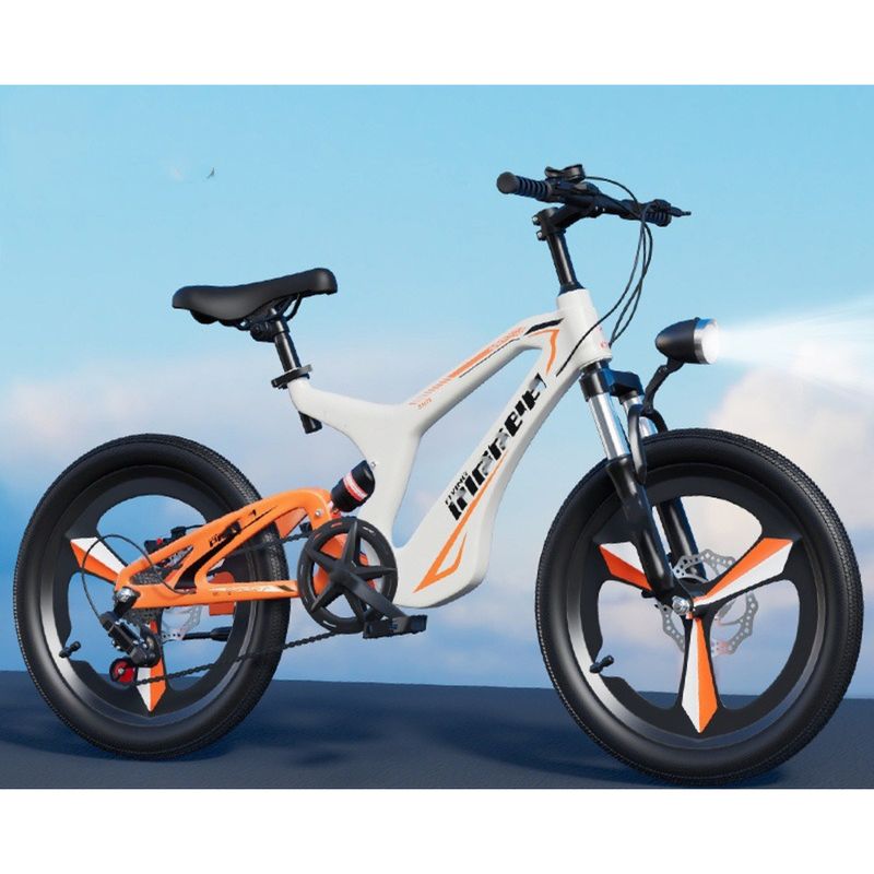 Magnesium Alloy Children's Bicycle Student Variable Speed Disc Brake Big Kids Shock Absorption Mountain Bike 20in_voghion.com