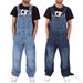 Men's Clothing Programmer Science and Engineering Men's Versatile Overalls Men's Denim Overalls Fashion Simple Multi Pocket Loose Jeans_voghion.com