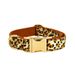 Leash Pet Neck Collar Deep Bottom Leopard Print Dog Neckband Engravable_voghion.com
