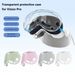 Adatto per la custodia protettiva Vision Pro VR Glasses TPU semi-trasparente anti-collisione e anti-impronta Custodia protettiva ad alta trasparenza_voghion.com