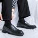 Step On Loafers, Lazy Men's Business Casual Leather Shoes, Autumn British Style High-end Formal Men 66659-R_voghion.com