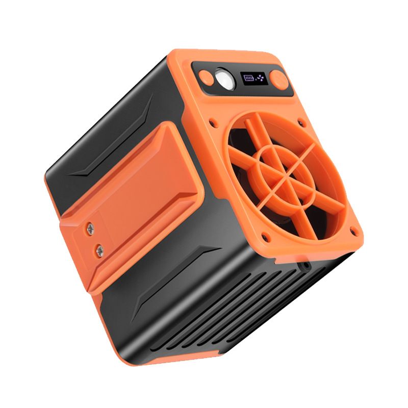 Többfunkciós függő derékventilátor hordozható derék kültéri hűtés függő nyak töltés világítás hűtés_voghion.com