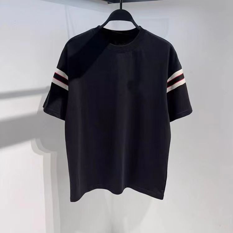 Ανδρικά ρούχα με κοντομάνικο μπλουζάκι Καλοκαιρινό Νέα μάρκα μόδας High End Loose βαμβακερό ελαφρύ πολυτελές καθημερινό μπλουζάκι με στρογγυλή λαιμόκοψη Τάση με μισό μανίκι μπλουζάκι_voghion.com