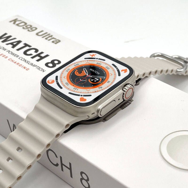 KD99 Ultra Smart Watch Bluetooth Call Nutikell veekindel spordikell Tervisemonitor Fitness Tracker Meeste Naiste täisekraaniga nutikell_voghion.com