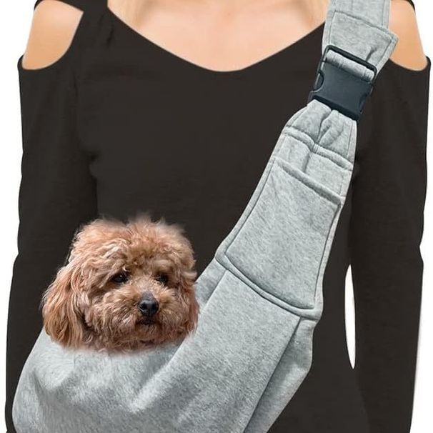 Neuer faltbarer Hunde-Rucksack, atmungsaktiv, quer über der Schulter tragbar, ideal für Ausflüge und Ausflüge mit Haustierbedarf_voghion.com