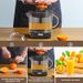 DSP Manual Citrus Juicer - Orange & Lemon Squeezer, Multi-Function Hand Press Juicer For Fresh Juice_voghion.com