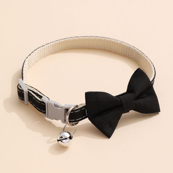 New Bow Collar, Adjustable Bell Collar For Small Cats And Dogs_voghion.com