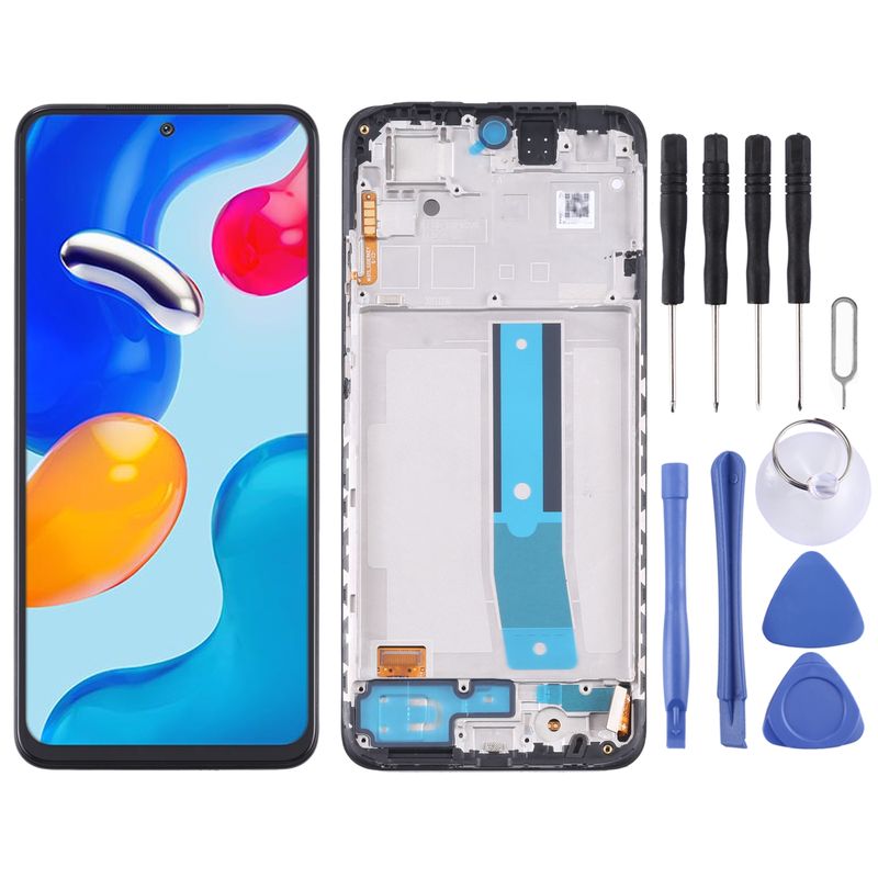 Original LCD Screen and Digitizer Full Assembly with Frame for Xiaomi Redmi Note 11S 4G/Poco M4 Pro_voghion.com
