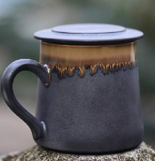 Xiangshang Seramik Kupa - Ofis ve Ev Kullanımı İçin Üst Düzey Tasarımcı Tarzı Kupa_voghion.com