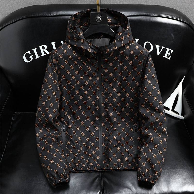Giacca da uomo primavera autunno 2025, casual, sportiva, con cappuccio, ampia cerniera, manica lunga, M-5XL_voghion.com