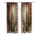 New American Christmas Curtains Christmas-themed Printed Cloth Blackout Rectangle Beautification Decorative Fabric Finished Curtain_voghion.com