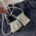 Umhängetasche mit Perlen, gewebt, Internet-Promi, Instagram, handgemachte Perlentasche, Mini-Kette, Damentasche_voghion.com