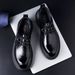 2025 New Men's Leather High-End Business Formal Top Layer Cowhide Derby Shoes British Style Trend_voghion.com
