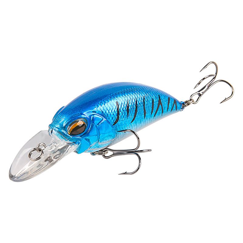 Lure Bait Long Distance Floating Laser Rock Fat Man 8.9cm15.5g Noise Beads + Three Hooks Bait_voghion.com
