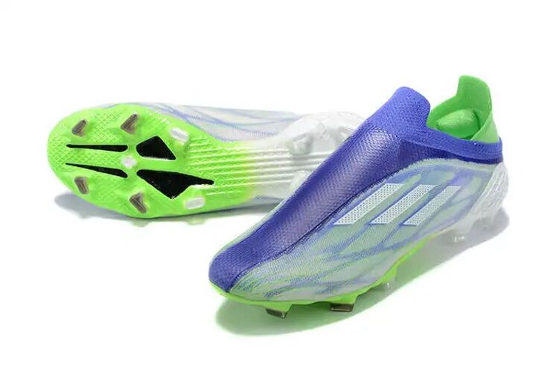 23-24 New AD X Series Knitted Waterproof Laceless Carbon Fiber Sole FG Stapled Football Shoe X Speedflow+FG Red/Core Black/Solar Red 39-_voghion.com