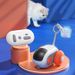 Smart Car Cat Toy Interactive Cat Toy Ball Automatic Rolling Remote Control Toy Car Indoor Cat Accessories Pet Kitten Supplies_voghion.com