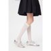 2025d Miu Style Sheer Socks Women, Mid-Calf Knee-High, With Holes, Bowknot, Ribbon, Runway Thin Design For Spring And Autumn_voghion.com