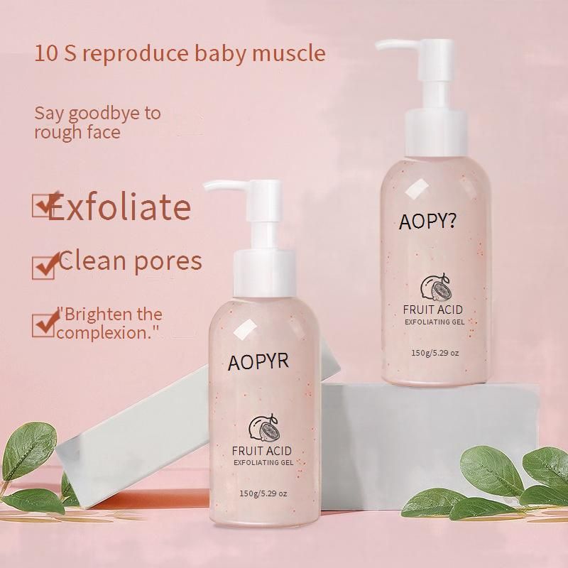 Bath & Shower Aopy Fruit Acid Exfoliating Gel Ladies Face Body Dead Skin Rubbing Mud Treasure Body Scrub Authentic_voghion.com