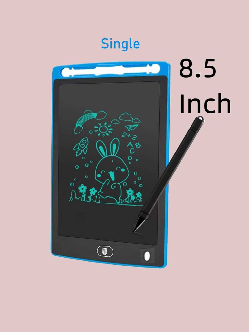 Tableta de dibujo LCD de 8,5 pulgadas para niños y niñas, juguetes para niños, herramientas de pintura, tablero de escritura electrónico, juguete educativo para niños, un solo color_voghion.com
