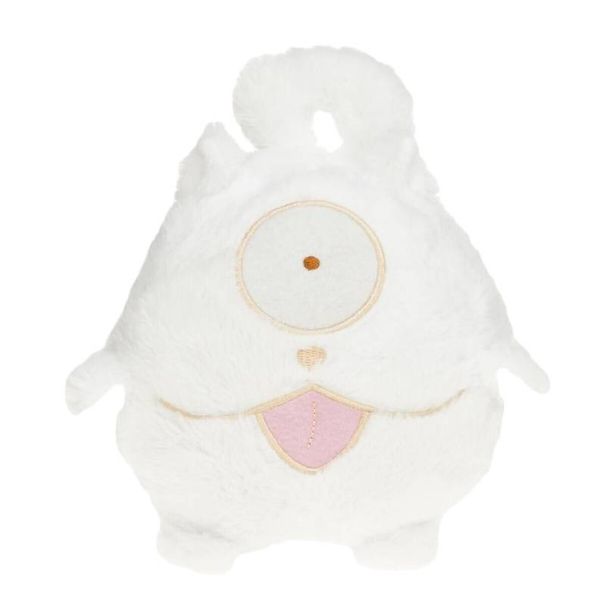 Geingdom Piccolo giocattolo di peluche bianco con un occhio solo e tre occhi, morbido e coccoloso animale di peluche_voghion.com