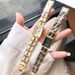 Douyin Live Xiaoxiang Second-hand Braided Strap Bracelet Two-needle Square Quartz Women's Watch_voghion.com