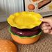 Hamburger Bowl Plate Set For Home Use, Salad Dessert Snack Exquisite And Beautiful Plates, Cute Children's Bowls_voghion.com