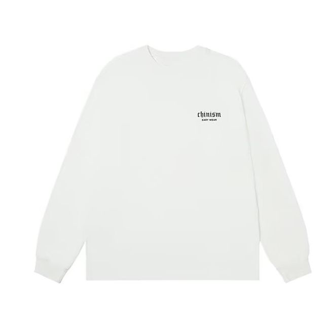 uusi2023 Syksy ja talvi 100 % puuvillaa Paksu Tukku korkealaatuinen pyöreäkaula-paita miehille_voghion.com