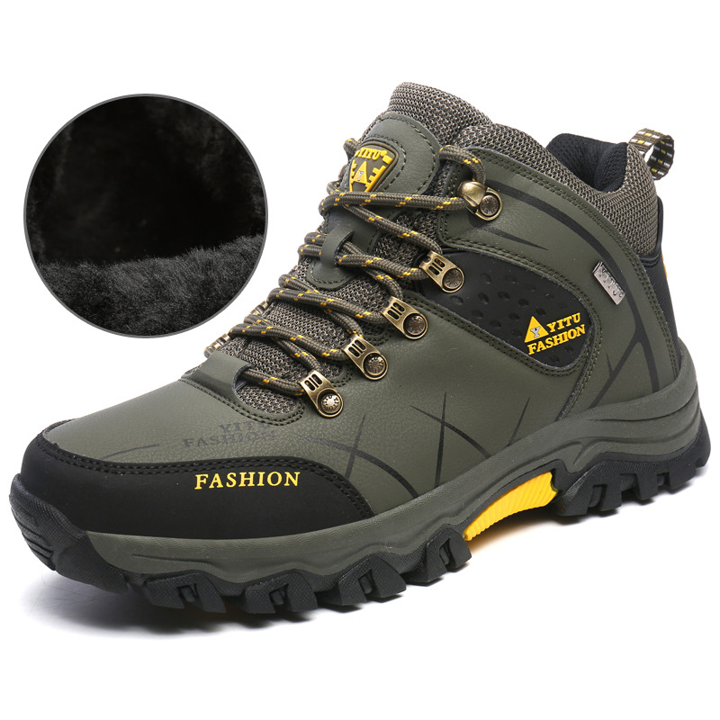 New single shoes cotton shoes outdoor shoes large size hiking shoes casual sports shoes warm lovers_voghion.com