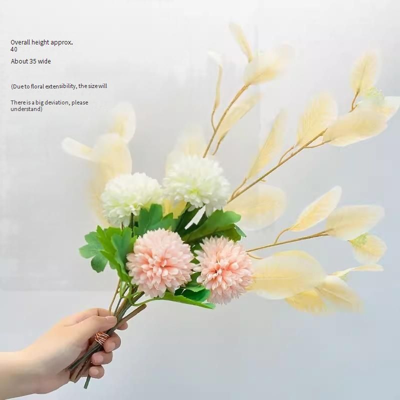 Simulation Flower Flower Decoration High End Table Flower Arrangement New High End Bouquet Living Room Decoration Vase Flower Decoration_voghion.com