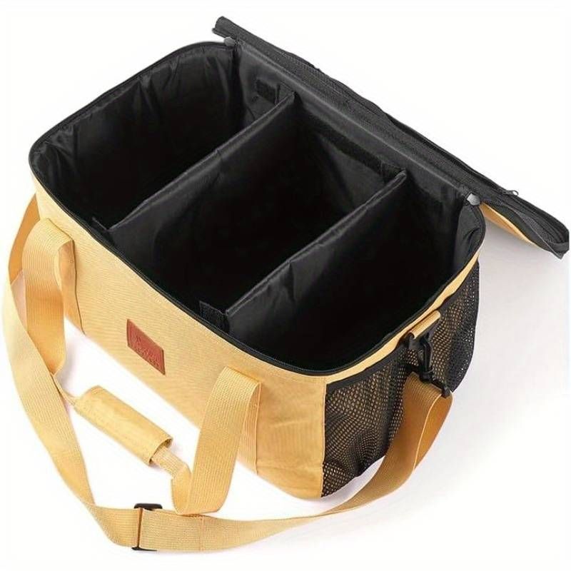 Camping Cookware Storage Bag, Camping Cooking Utensils Organizer_voghion.com
