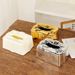 Home Furniture retro and elegant tissue box niche simple creative paper box hotel plastic desktop napkin box_voghion.com