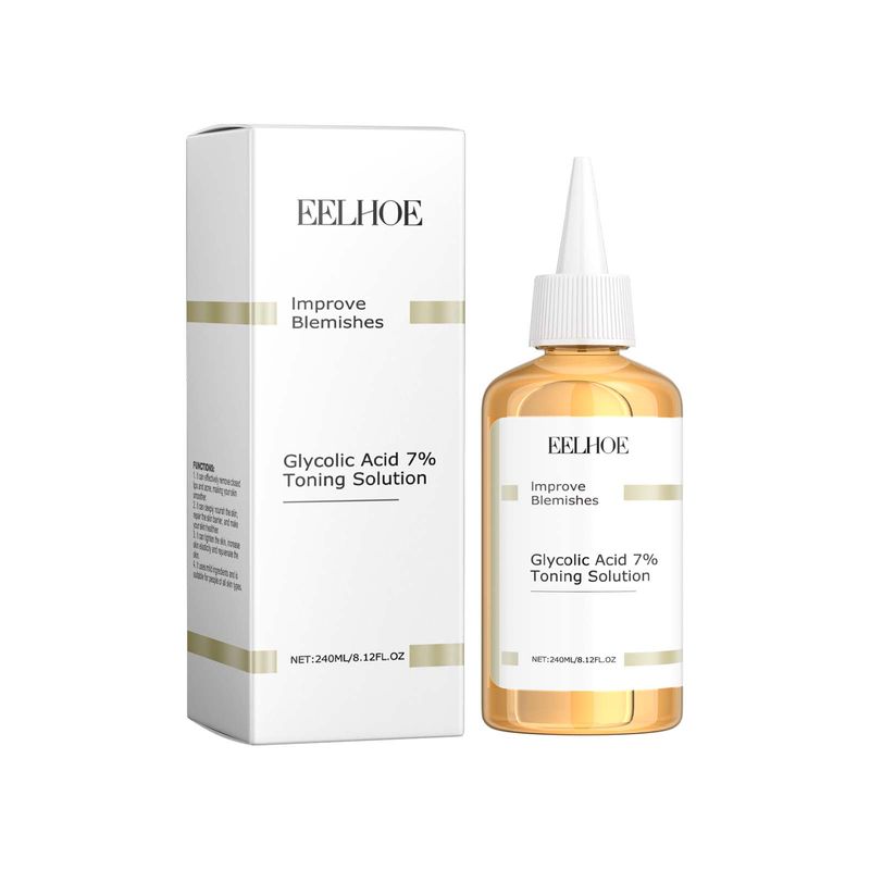 EELHOE Glycolic Acid 7% Toner, Gentle Ingredients Nourish And Moisturize Skin, Refreshing And Non-Sticky Skin Care Lotion_voghion.com