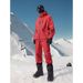 Resort Goods Nieuwe Chinese Rode Skiset voor Heren met Fleecevoering Waterdicht Outdoor Bergsportpak_voghion.com