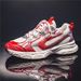 Men S Spring And Autumn Sports Running Thick Bottom Mesh Breathable Fashionable Trendy Daddy Niche Design Casual Shoes_voghion.com