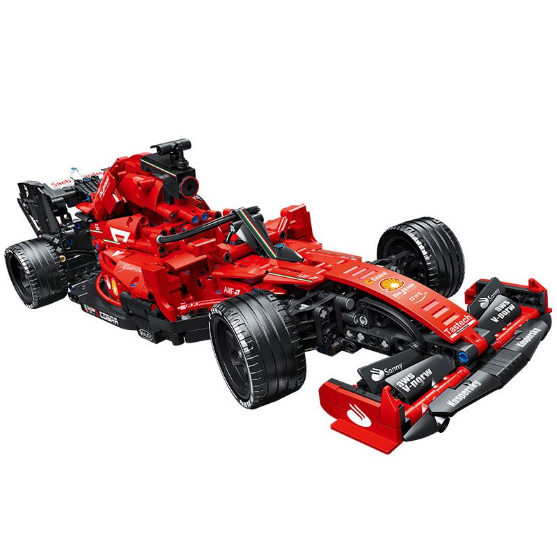 Kakou C014 Tehnologie Mașini Formula F1 Curse Model de Asamblare Particule Mici Puzzle Bloc de Inserție Mașină C016_voghion.com