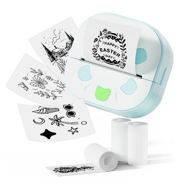 D21 Mini Bluetooth Thermal Sticker Printer - Portable Label Maker For Home, School & Office, Compatible With Android_voghion.com