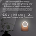 Smart Sensor Sleep Night Light Control LED Bedroom Wall Plug-in Energy-saving Children's Bedside Lamp_voghion.com