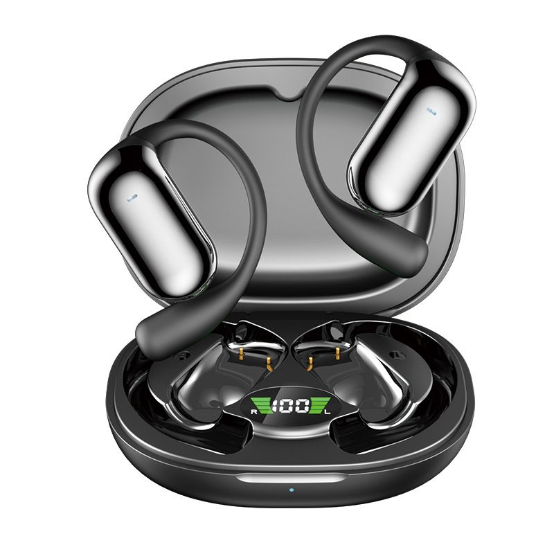 AI Smart Translation Bluetooth-Ohrhörer True Wireless Nicht-In-Ear Over-Ear Sport Lange Akkulaufzeit_voghion.com