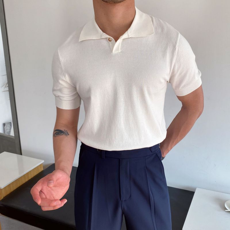 Sommer Neue Polo Shirts Für Männer, Heißer Verkauf In Europa Und Amerika, Business, Freizeit, Wolle_voghion.com