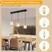 Glitzerlife Pendelleuchte Esstisch 3 Flammig Hängeleuchte - Hängelampe Glas Esstischlampe E27 Hängeleuchte Vintage Pendellampe Höhenverstellbar Für Wohnzimmer_voghion.com