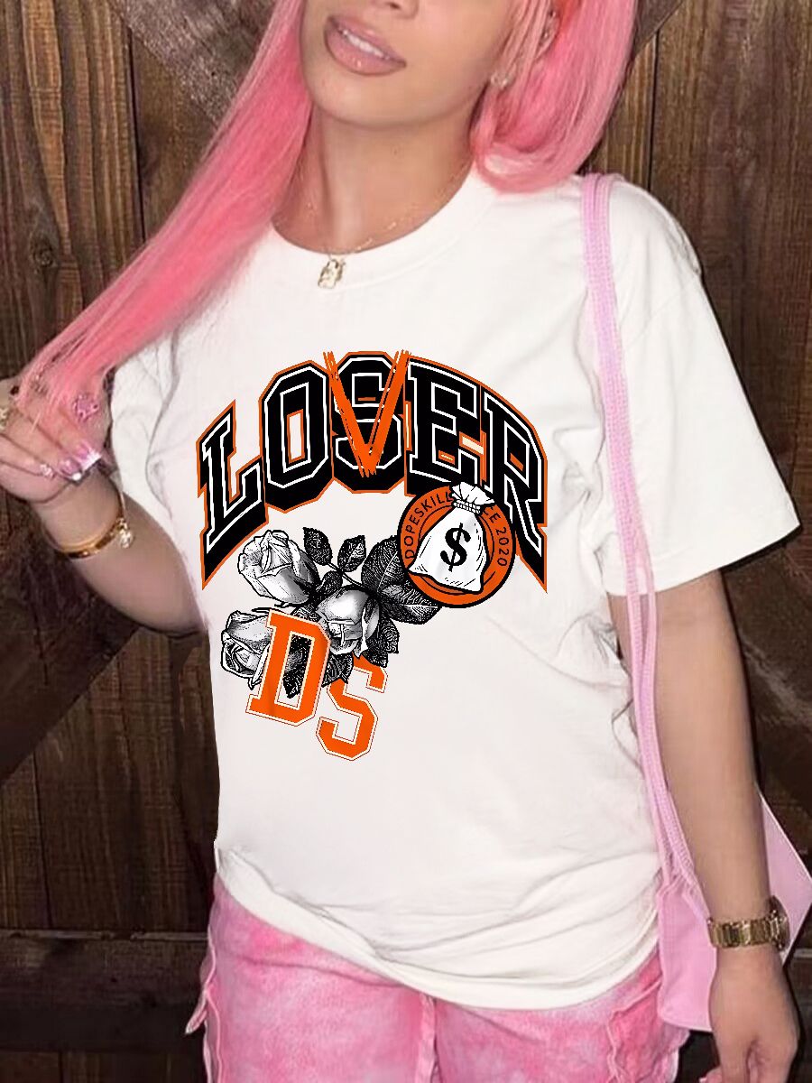 2023 Yeni Sıcak Satış Moda Trendi Erkek ve Kadın Baskılı Kısa Kollu_voghion.com