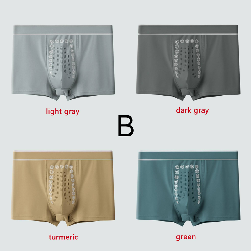 4PCS high quality men's boxer shorts summer L-3XL_voghion.com