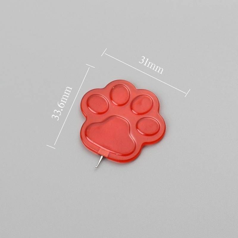 Cute kitten paw-shaped needle threader DIY Cross  Sewing Accessories 5pcs/pack_voghion.com