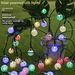Luci a sfera a LED a energia solare - Luci decorative impermeabili per esterni, per giardino, campeggio, patio e feste, 8 modalità di illuminazione_voghion.com
