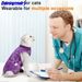 1 Elastic Cat Spray/Neutral Clothing, Soft And Elastic Cat Recovery Set, Wound Protection, Anti-licking Wound Cat Disinfection Vest_voghion.com